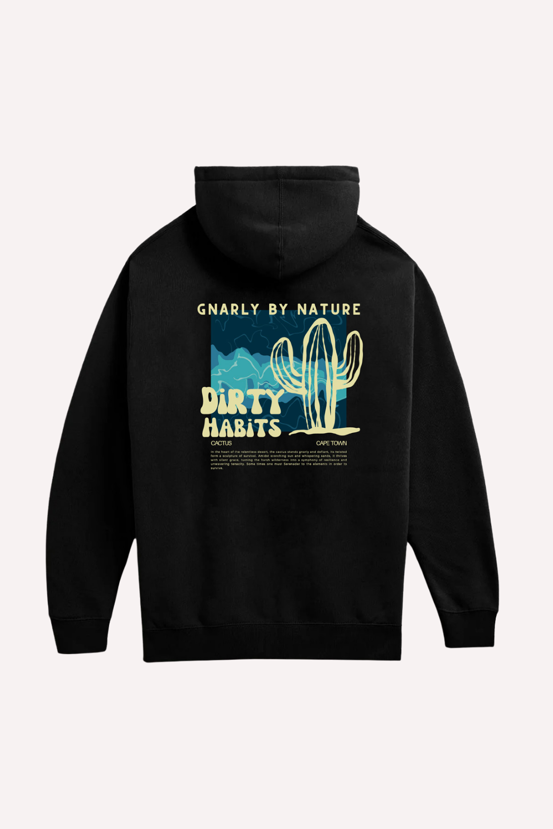 Gnarly Premium OVERSIZE Black Hoodie