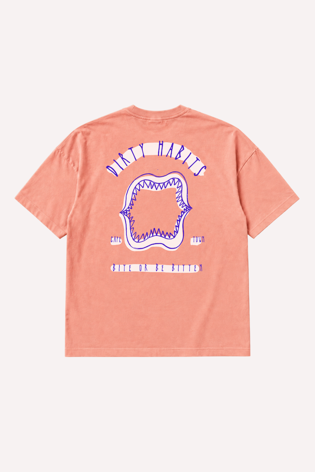 Jaws OVERSIZE Tee - Apricot Pigment