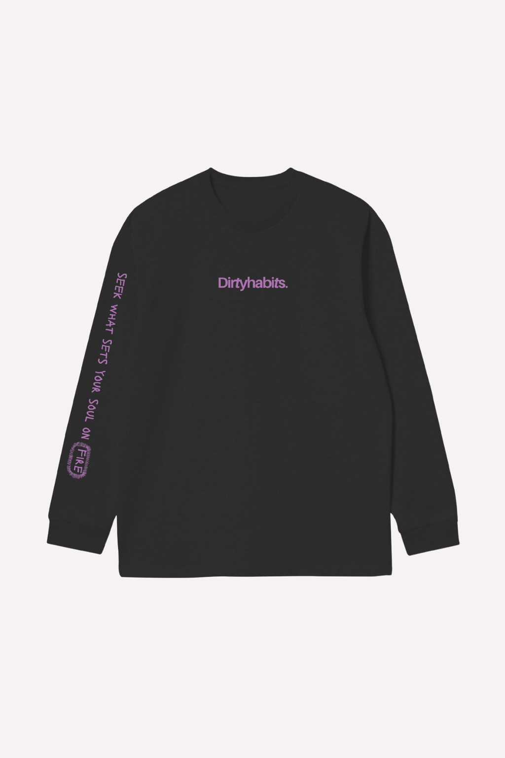 Polar LS Tee - Washed Black